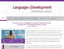Tablet Screenshot of langdevconferences.org